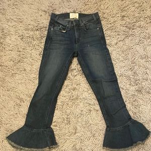 McGuire cropped flared jeans